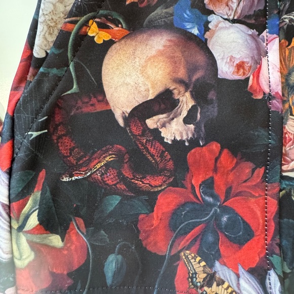 Blackmilk Garden of the Ancient Dead Cuffed Pants (Toasties) - Picture 4 of 7